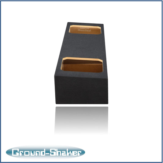 BLACK 12" DUAL SEALED SOLO-BARIC SUB BOX, FITS 99-06 & 07 CLASSIC CHEVY SILVERADO EXT-CAB