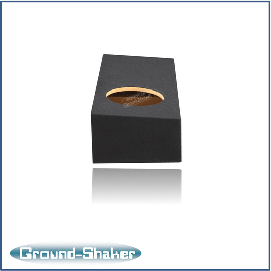 BLACK 10" SINGLE SEALED SUB BOX, FITS 99-06 & 07 CLASSIC CHEVY GMC SIERRA EXT-CAB