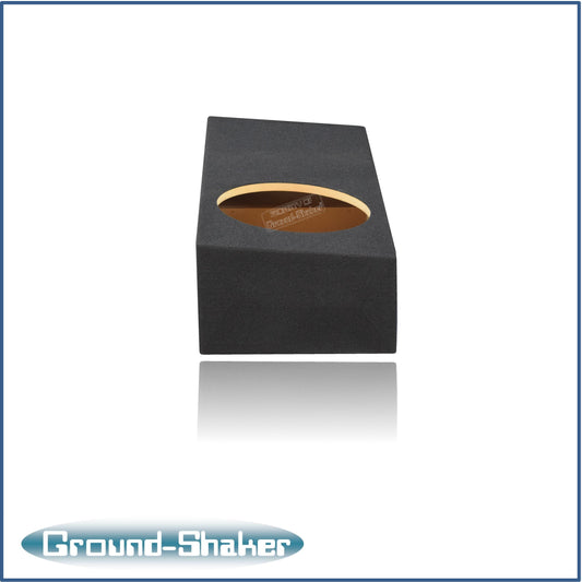 BLACK 12" SINGLE SEALED SUB BOX, FITS 99-06 & 07 CLASSIC CHEVY GMC SIERRA EXT-CAB