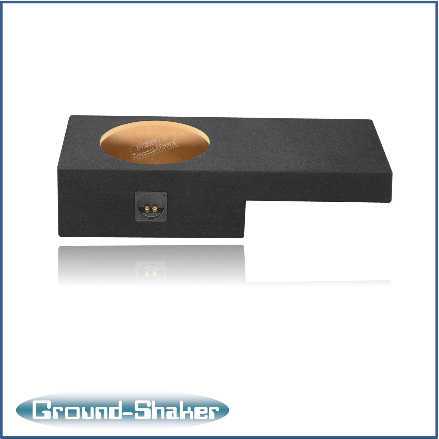 BLACK 12" SINGLE SEALED SUB BOX, FITS 99-06 & 07 CLASSIC CHEVY GMC SIERRA EXT-CAB