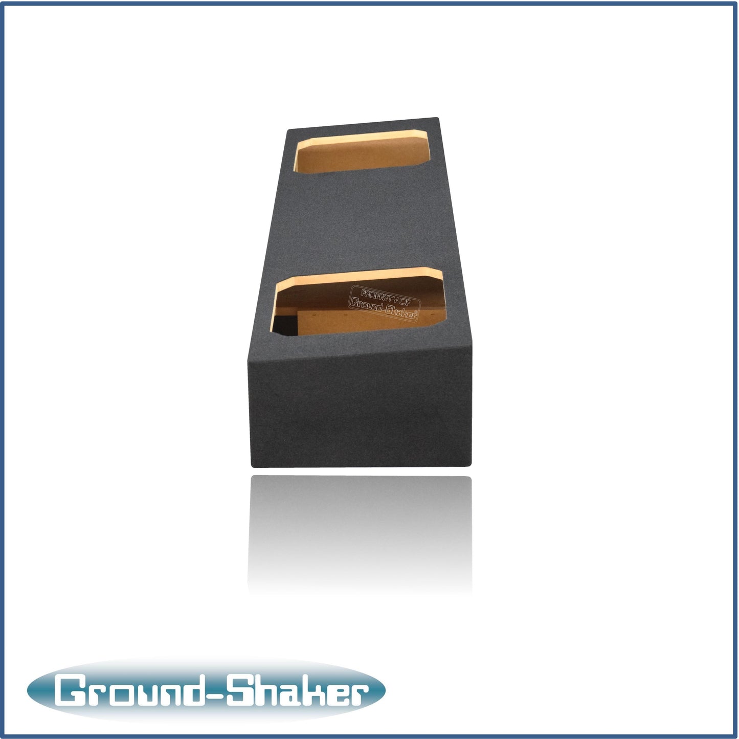 BLACK 12" DUAL SOLOBARIC PORTED SUB BOX, FITS 99-06 & 07 CLASSIC GMC SIERRA EXT-CAB