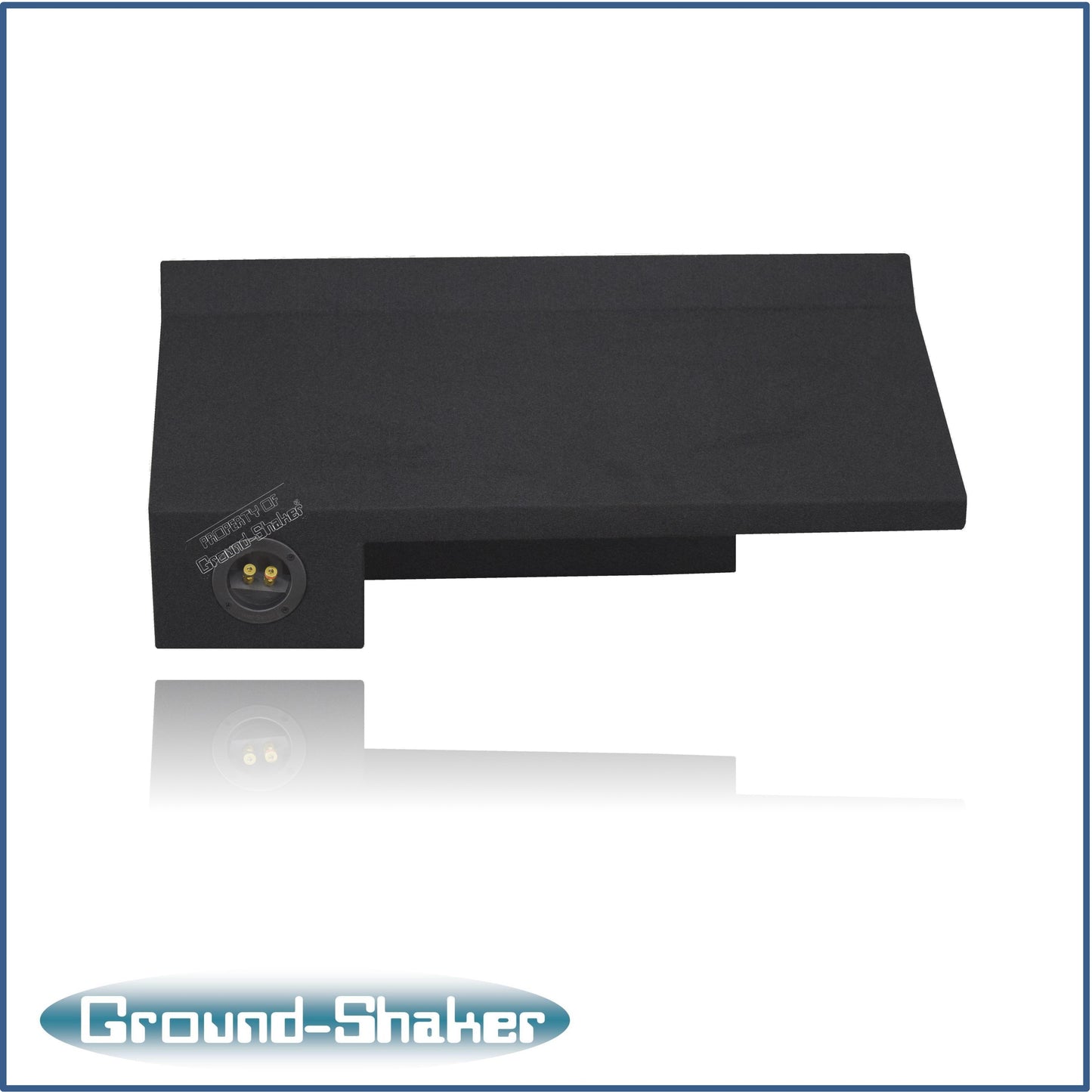 BLACK 12" SINGLE SEALED SUB BOX, FITS 88-98 CHEVY SILVERADO EXT-CAB