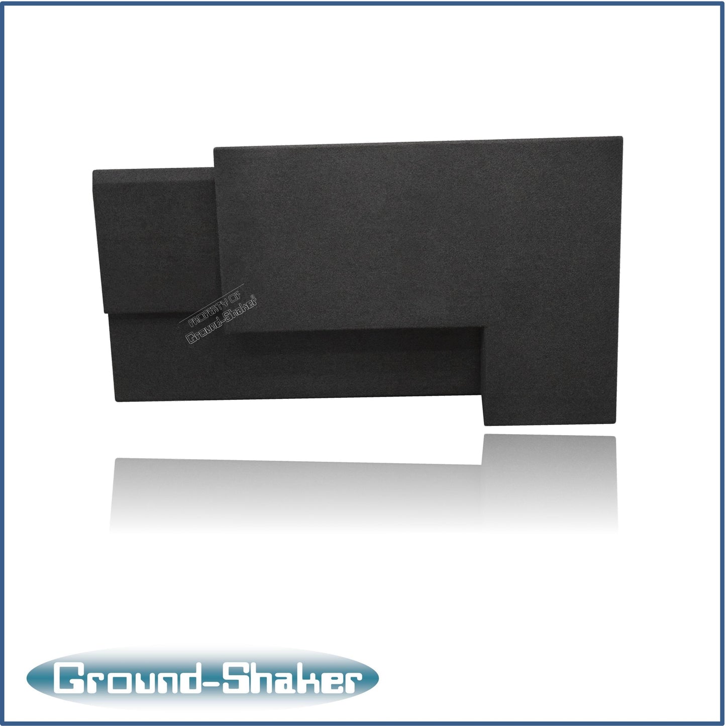 BLACK 12" SINGLE SEALED SUB BOX, FITS 88-98 CHEVY SILVERADO EXT-CAB