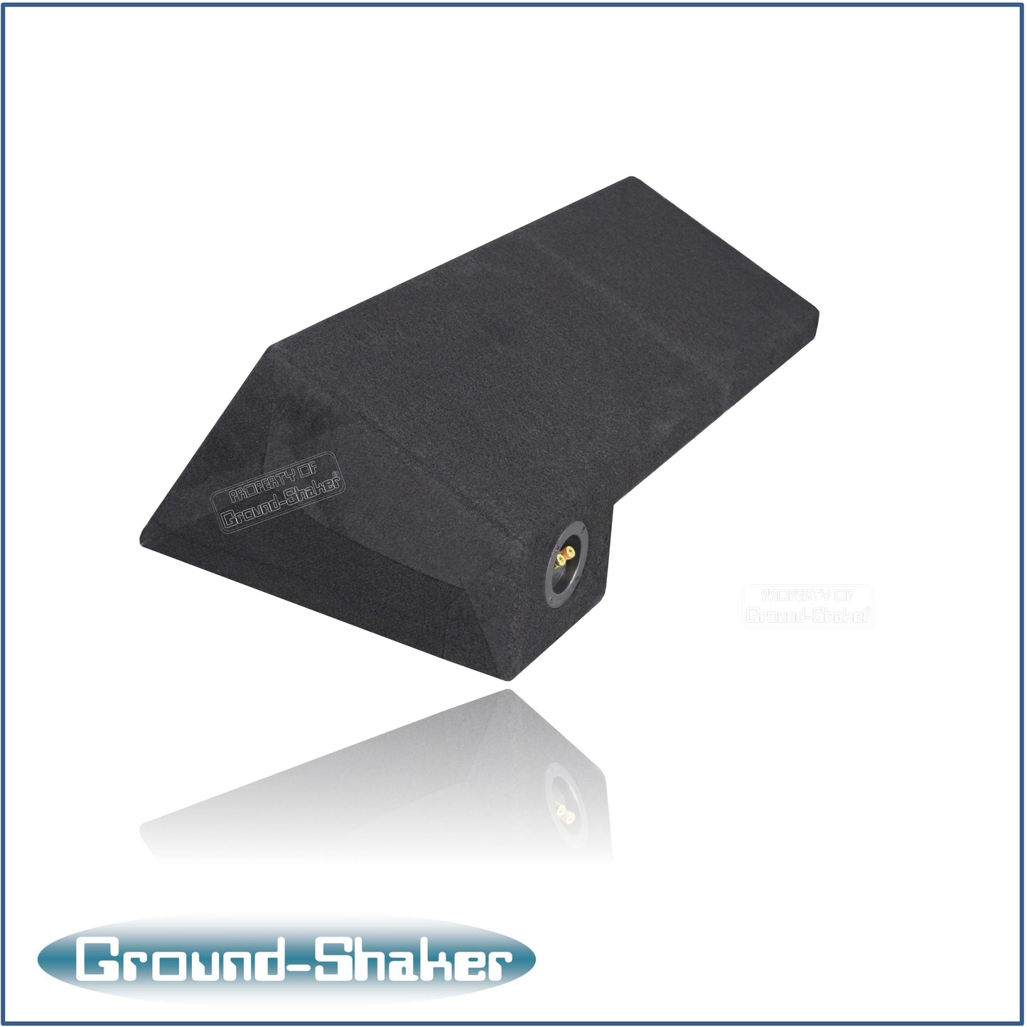 BLACK 8" SINGLE SEALED SUB BOX, FITS 88-98 CHEVY SILVERADO EXT-CAB