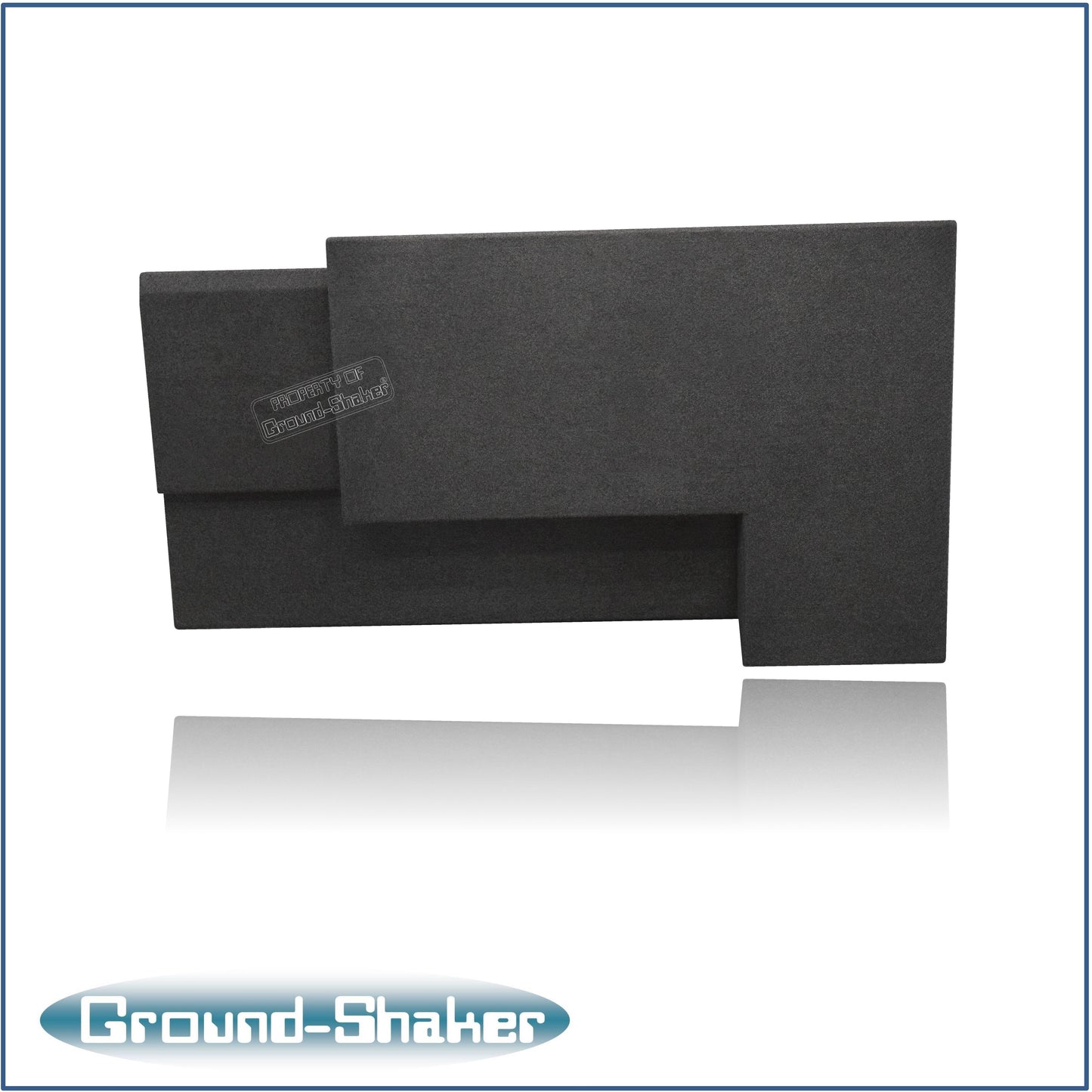 BLACK 8" SINGLE SEALED SUB BOX, FITS 88-98 CHEVY SILVERADO EXT-CAB