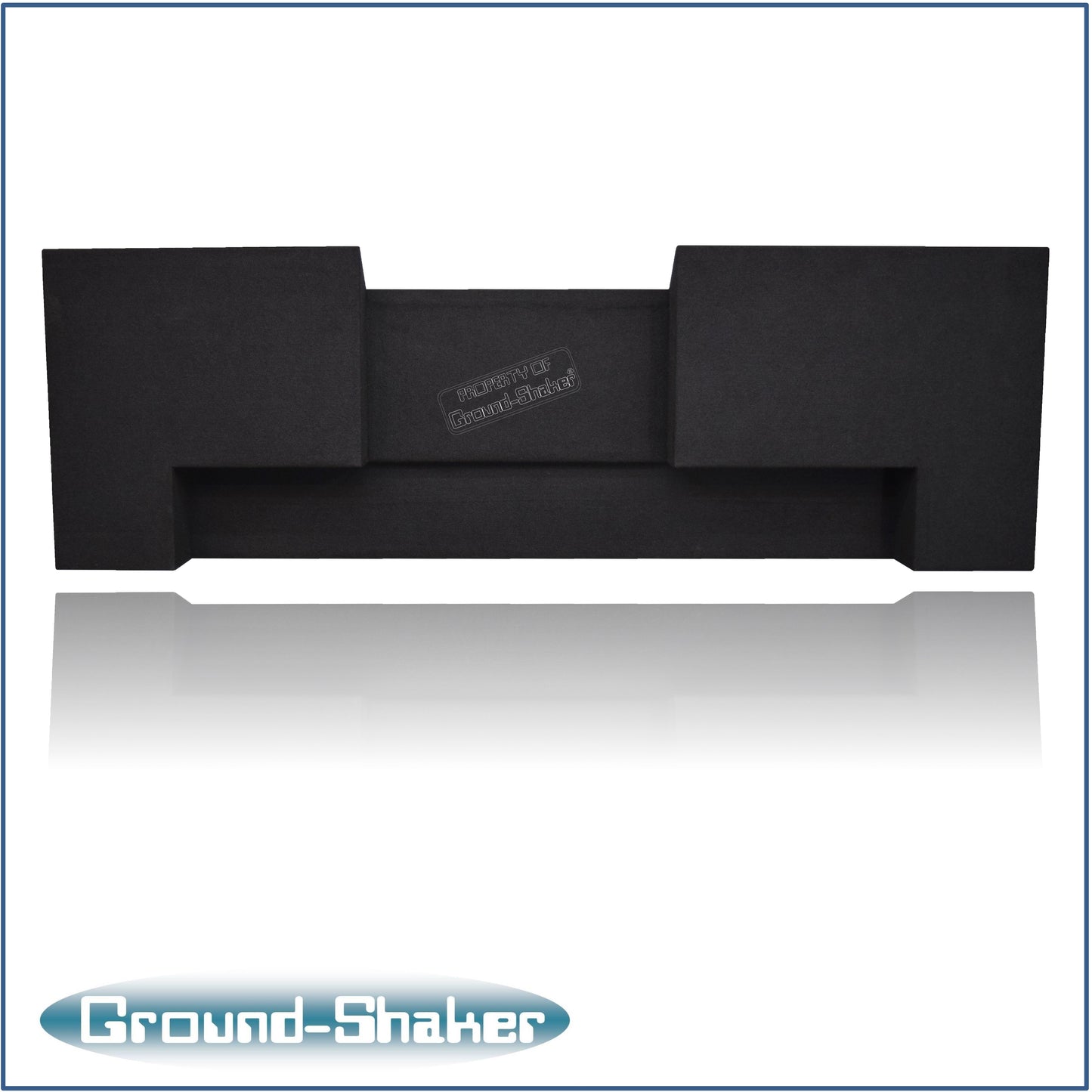 BLACK 12" DUAL SEALED SUB BOX, FITS 88-98 CHEVY SILVERADO EXT-CAB