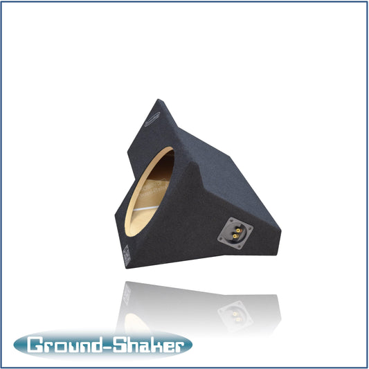 BLACK 12" SINGLE SEALED SUB BOX, FITS 98-01 DODGE RAM EXTENDED-CAB / QUAD-CAB