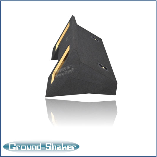 BLACK 10" DUAL SEALED L7T SUB BOX, FITS 98-01 DODGE RAM EXTENDED-CAB / QUAD-CAB