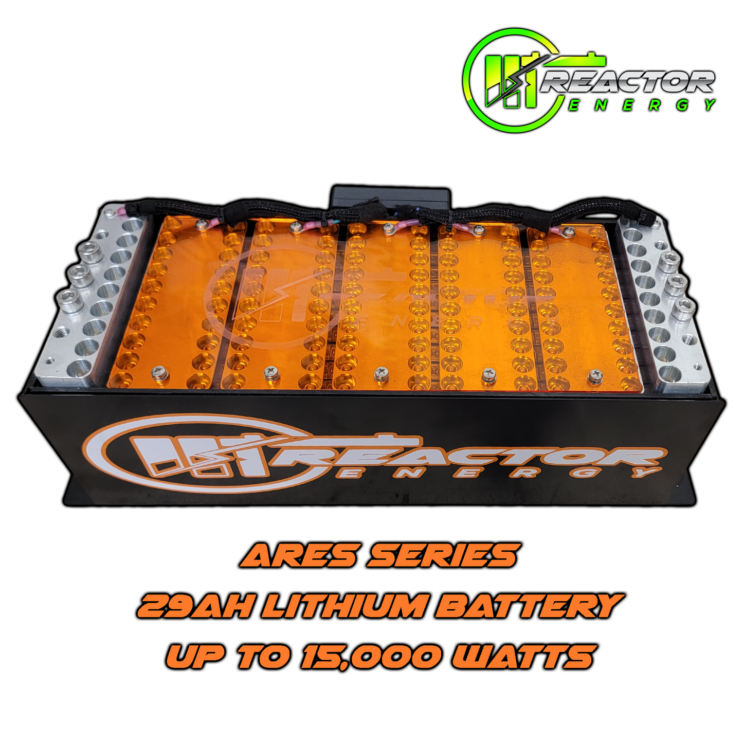15,000 WATT Lithium Power Bank Battery ORANGE