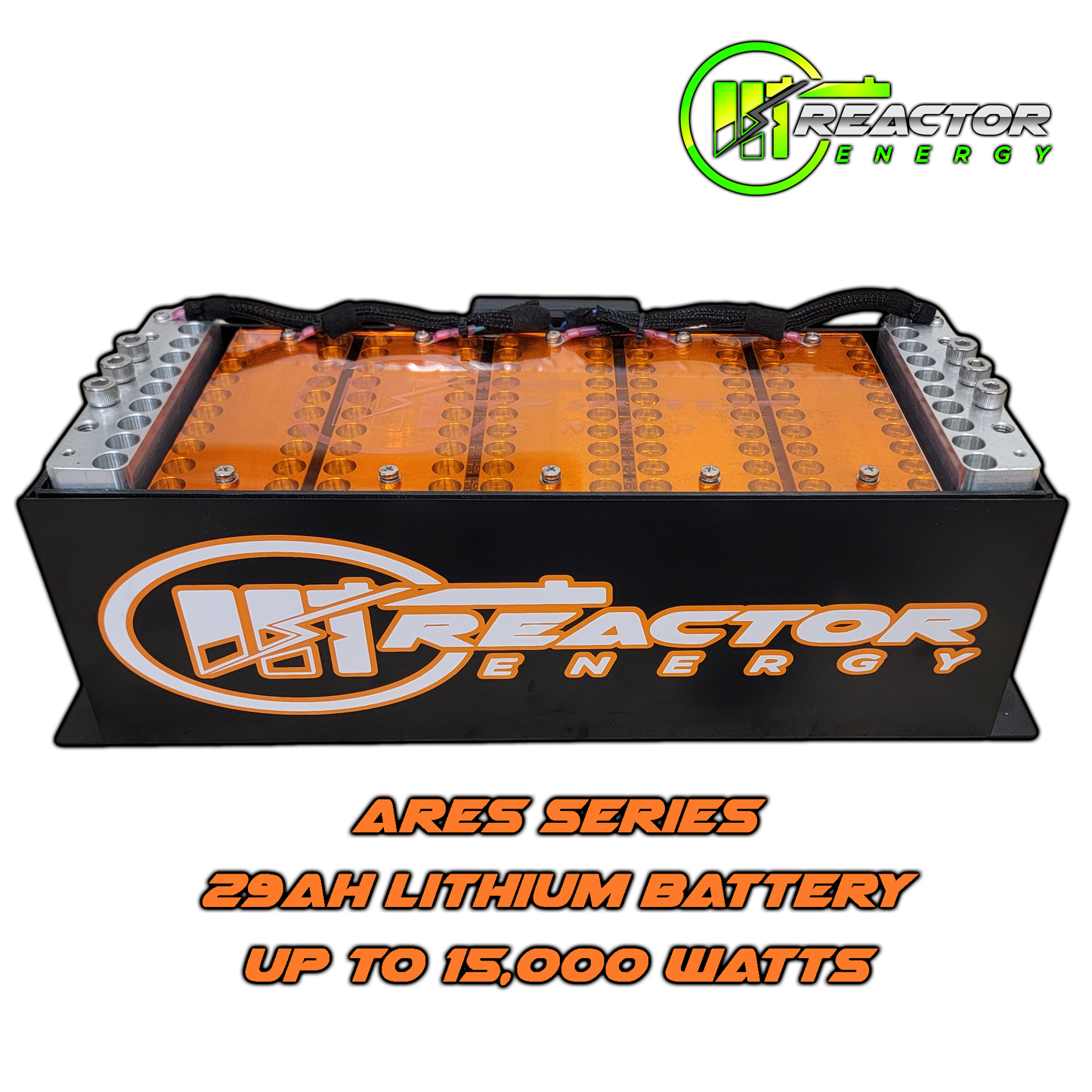 15,000 WATT Lithium Power Bank Battery ORANGE