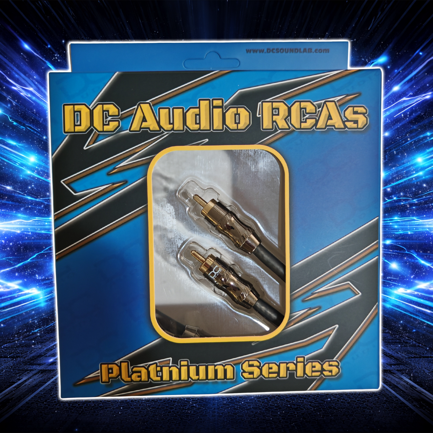 DC Audio 2-CHANNEL TWISTED PAIR RCA INTERCONNECT CABLE