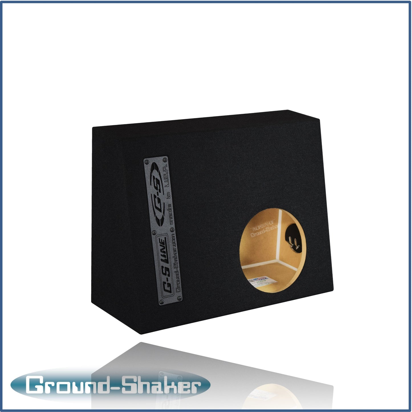 BLACK 8" SINGLE PORTED SUB BOX