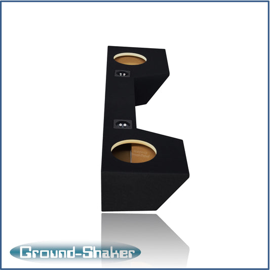 BLACK 8" DUAL SEALED SUB BOX, FITS 19-24 DODGE RAM QUAD-CAB