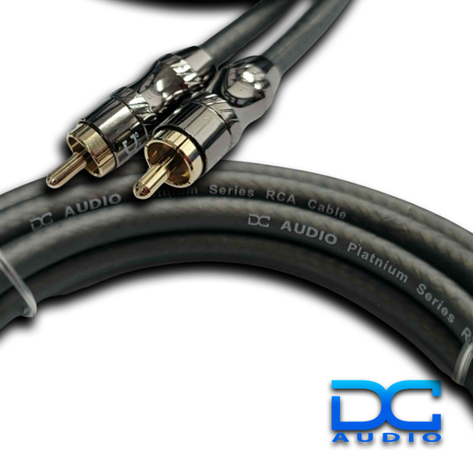 DC Audio 2-CHANNEL TWISTED PAIR RCA INTERCONNECT CABLE