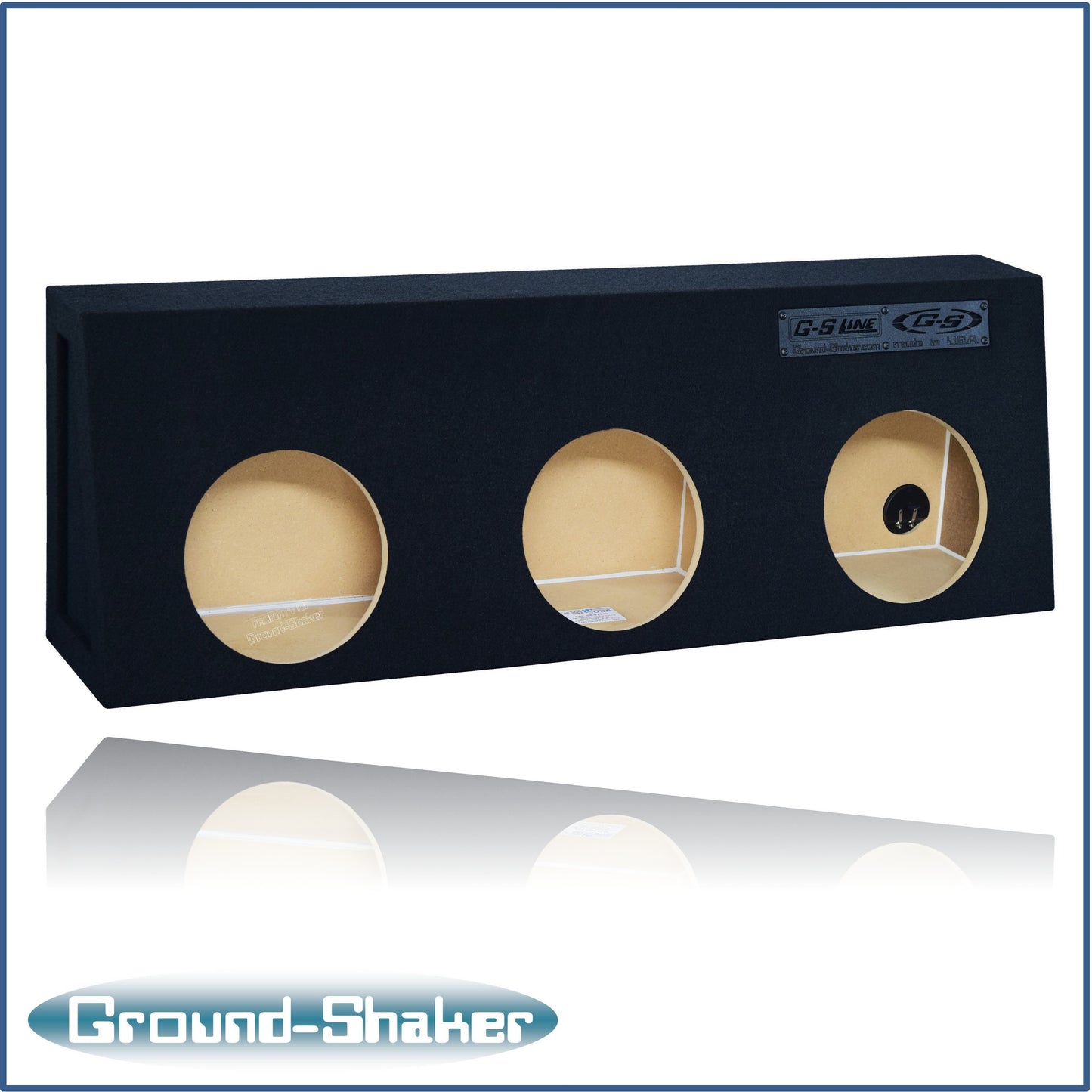 BLACK 10" TRIPLE SEALED SUB BOX