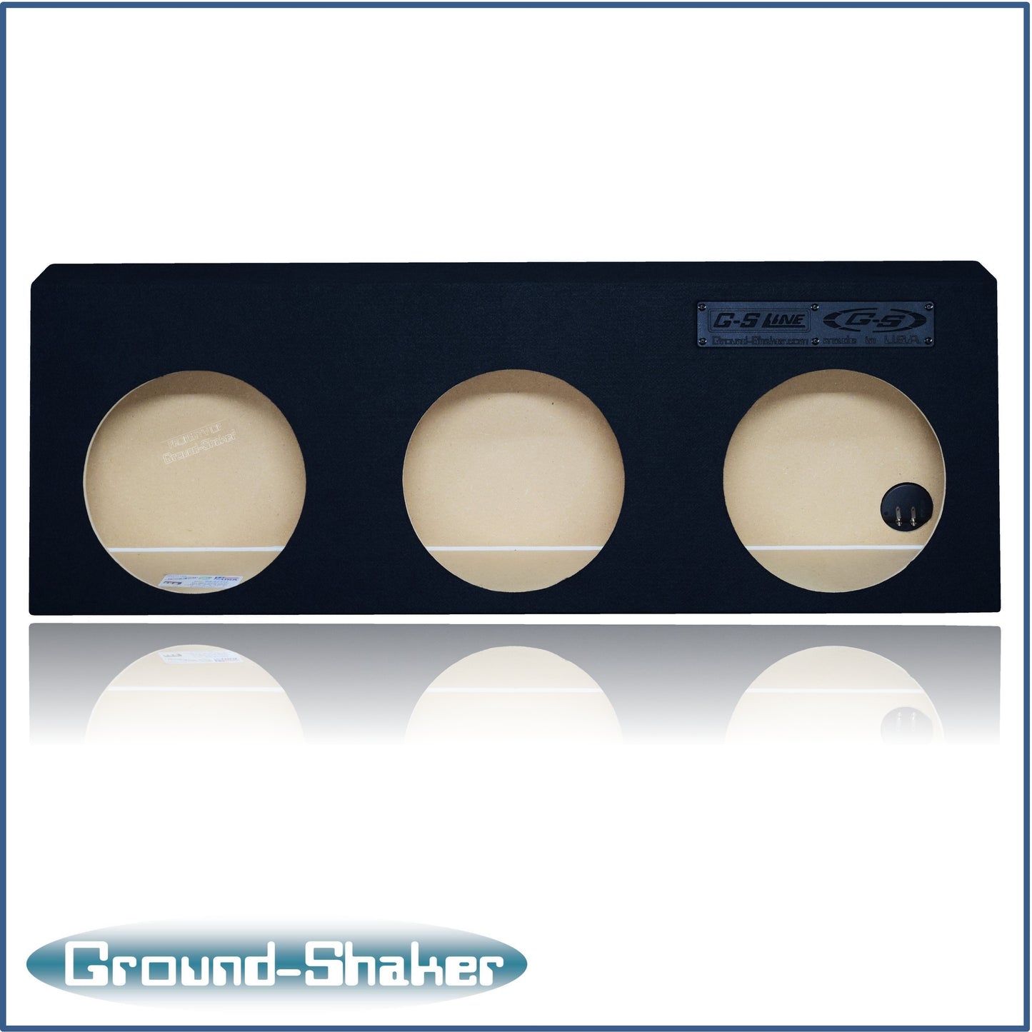 BLACK 12" TRIPLE SEALED SUB BOX