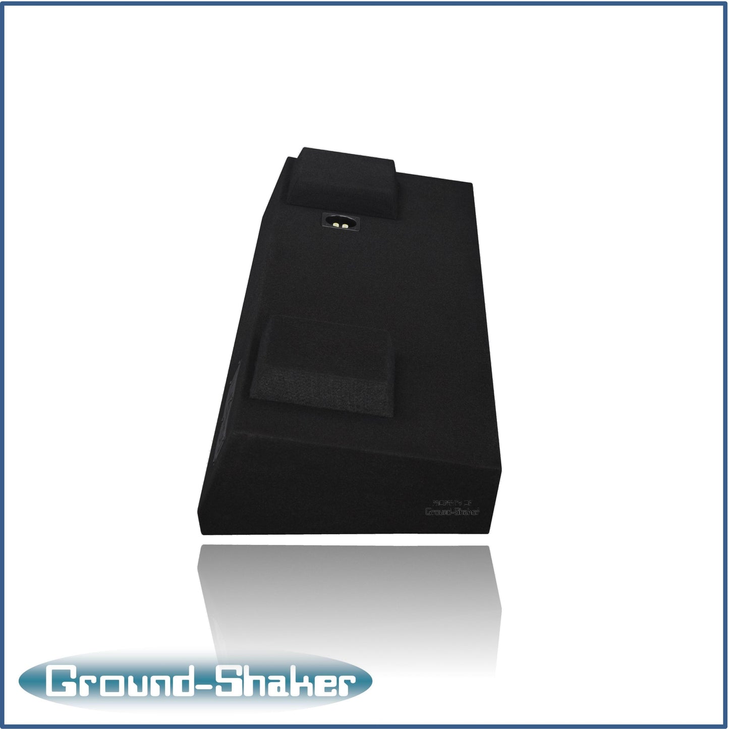 BLACK 10" DUAL SEALED SUB BOX, FITS 07-13 CHEVY SILVERADO CREW-CAB