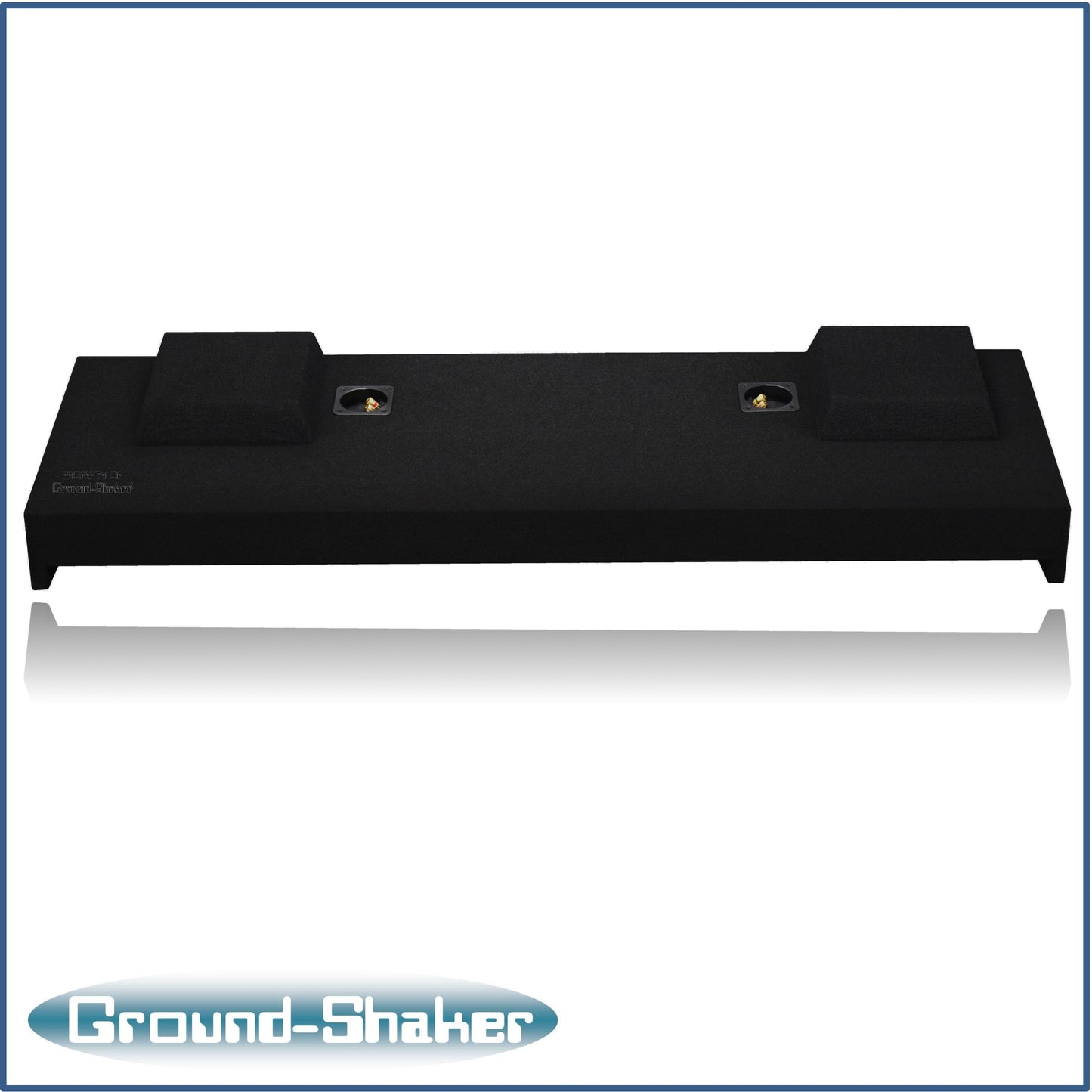 BLACK 12" DUAL PORTED SUB BOX, FITS 07-13 CHEVY SILVERADO CREW-CAB