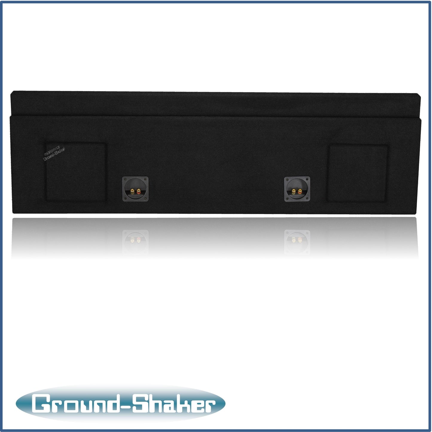 BLACK 10" DUAL SEALED SUB BOX, FITS 01-07 CHEVY SILVERADO CREW CAB