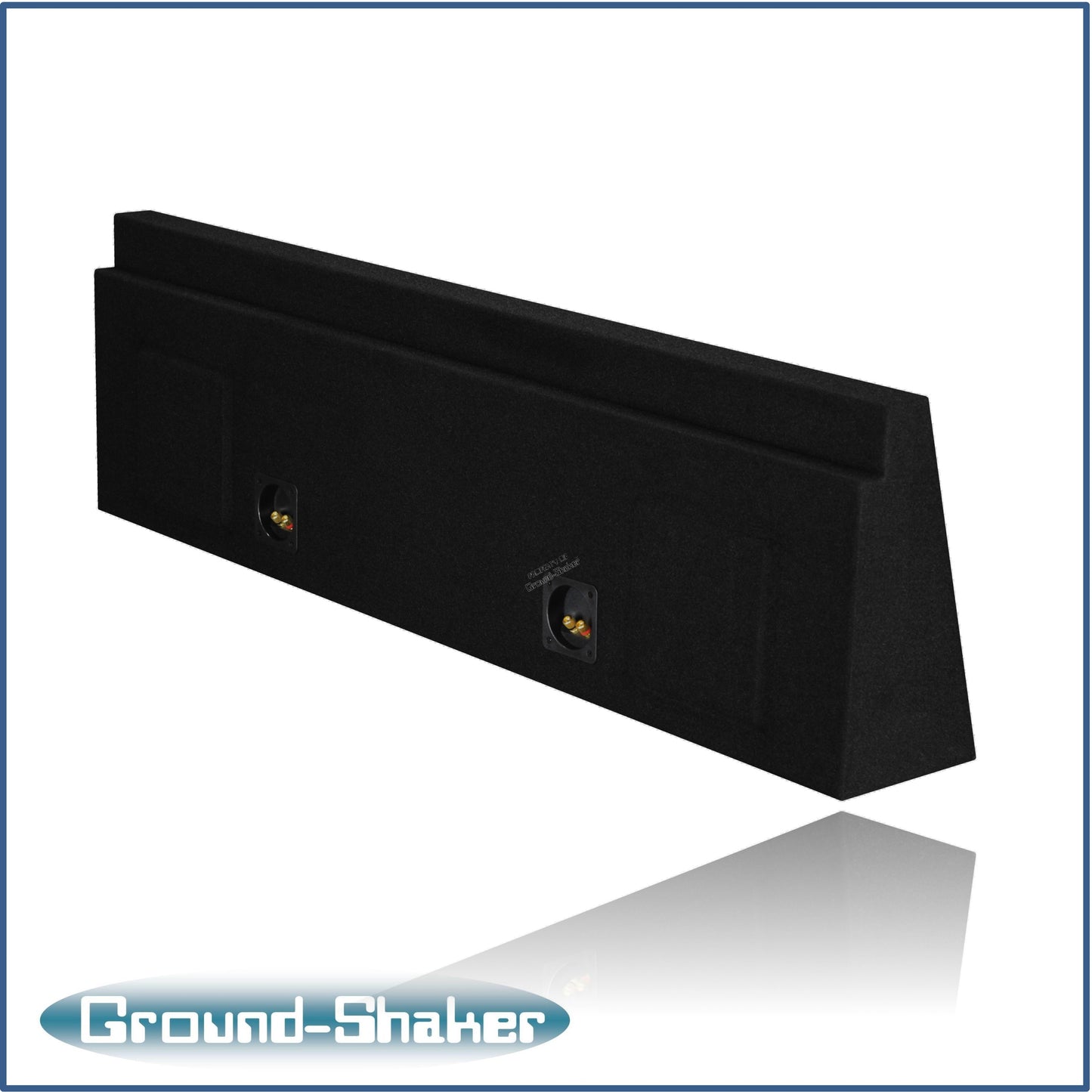 BLACK 12" DUAL SEALED SUB BOX, FITS 01-07 CHEVY SILVERADO CREW CAB