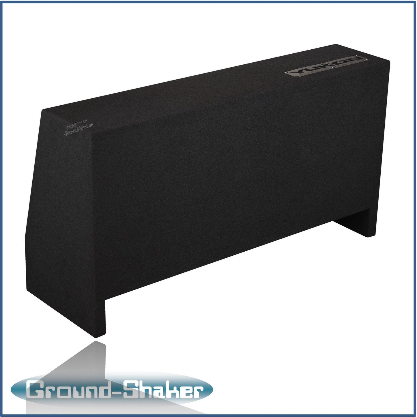 BLACK 12" DUAL PORTED SOLOBARIC SUB BOX, FITS 92-24 GMC YUKON (w/3rd row seat)
