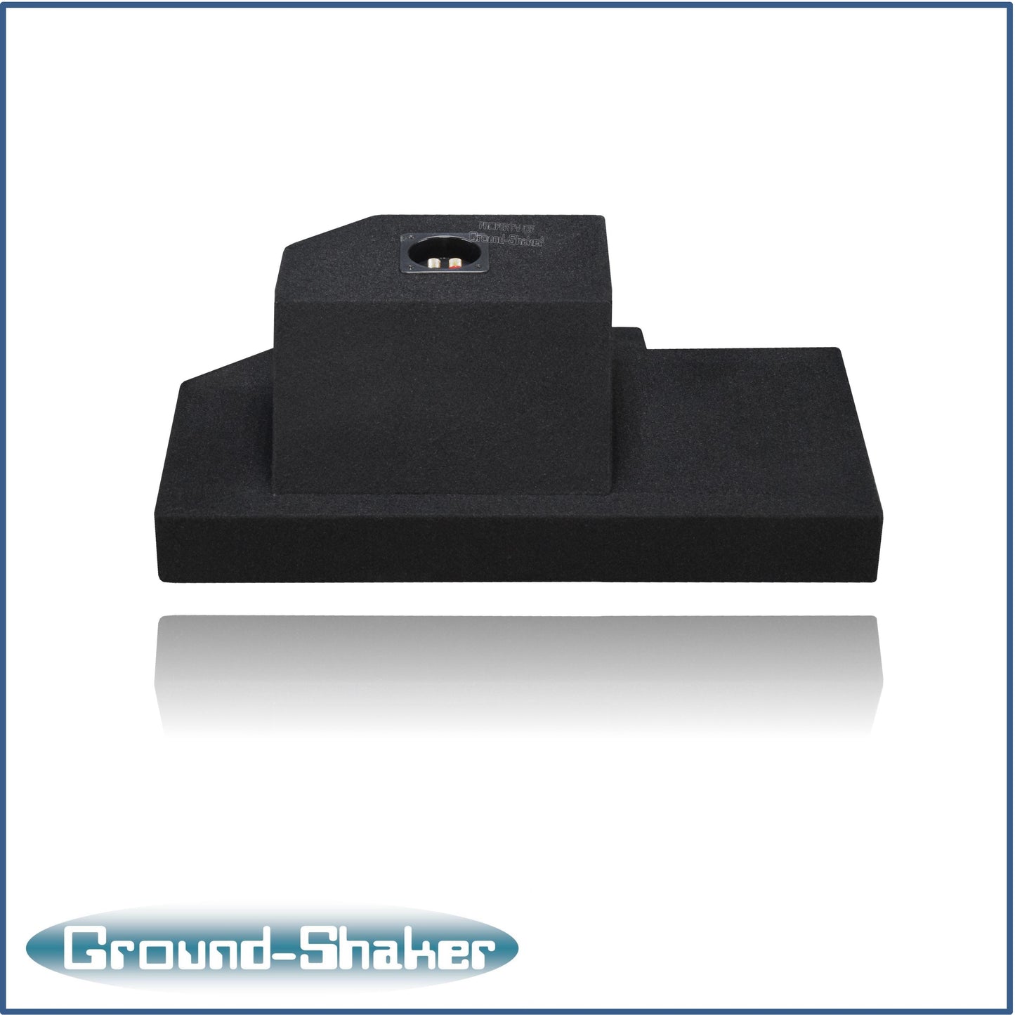 BLACK 12" SINGLE SEALED SUB BOX, FITS 02-18 DODGE RAM 1500 CREW-CAB & EXT-CAB