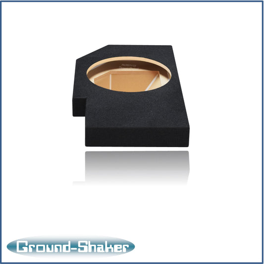 BLACK 12" SINGLE SEALED SUB BOX, FITS 02-18 DODGE RAM 1500 CREW-CAB & EXT-CAB