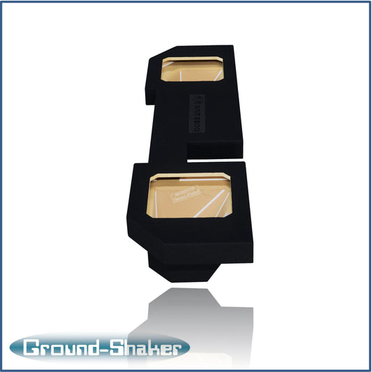 BLACK 10" DUAL SEALED L7T SUB BOX, FITS 03-24 DODGE RAM 2500/3500 CREW-CAB & EXT-CAB