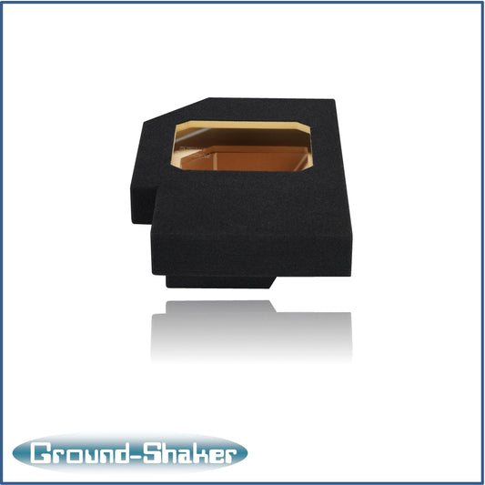 BLACK 10" L7T SINGLE SEALED SUB BOX, FITS 02-18 DODGE RAM 1500 CREW-CAB & EXT-CAB