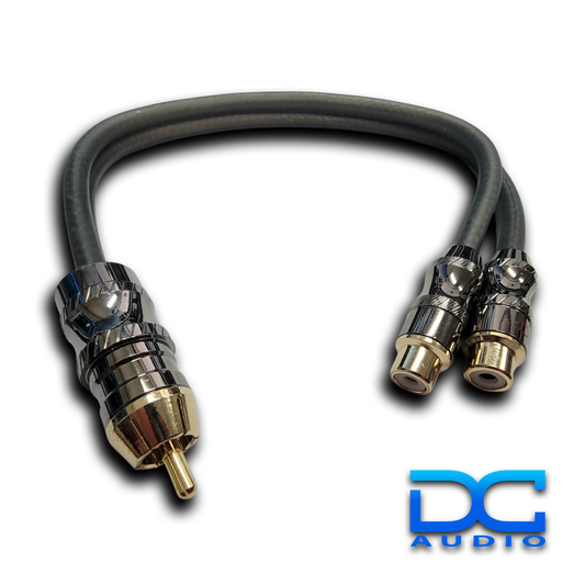 DC Audio 1 Male - 2 Female Y-ADAPTER / Y SPLITTER