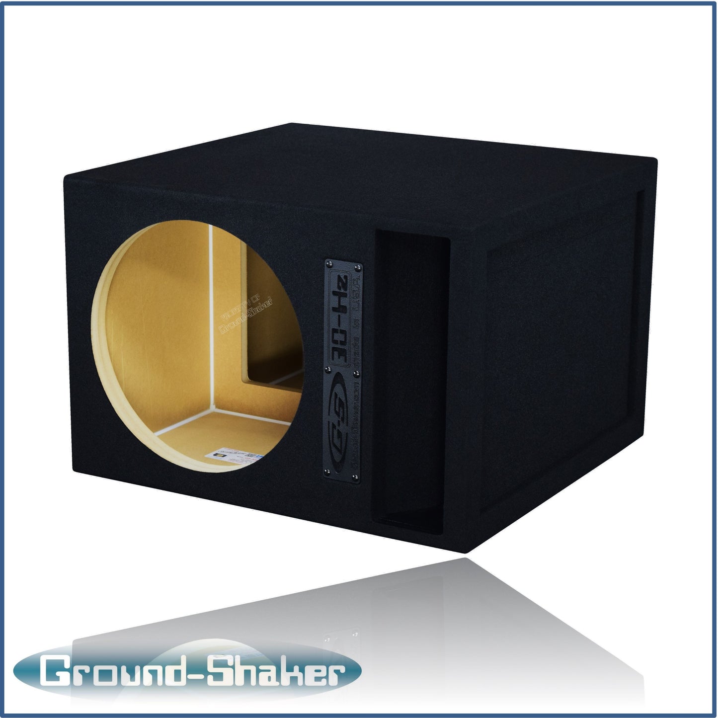 BLACK 15" 30-Hz SINGLE COMPETITION PORTED SUB BOX