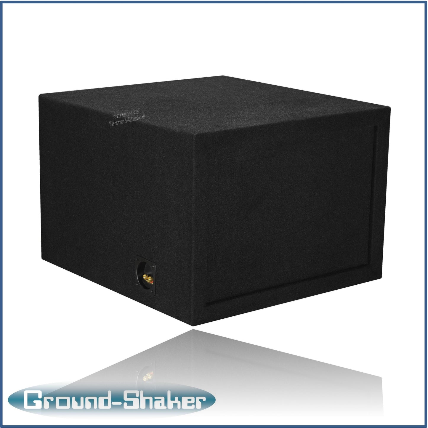 BLACK 15" 30-Hz SINGLE COMPETITION PORTED SUB BOX