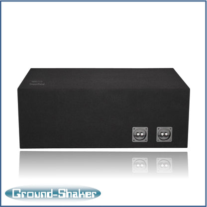 BLACK 10" 30-Hz DUAL COMPETITION PORTED SUB BOX