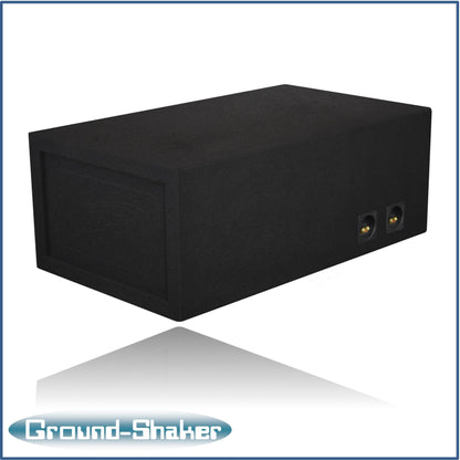 BLACK 12" 30-Hz DUAL COMPETITION PORTED SUB BOX