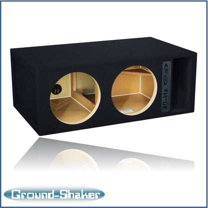 BLACK 12" 30-Hz DUAL COMPETITION PORTED SUB BOX