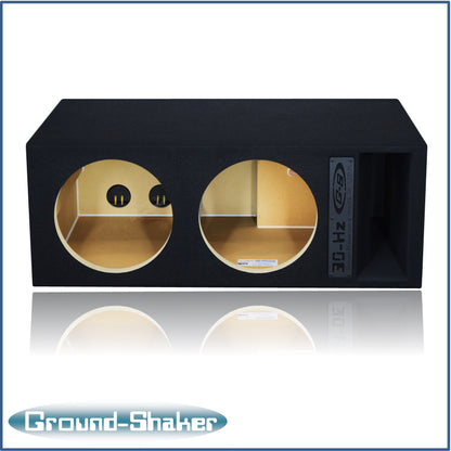 BLACK 12" 30-Hz DUAL COMPETITION PORTED SUB BOX