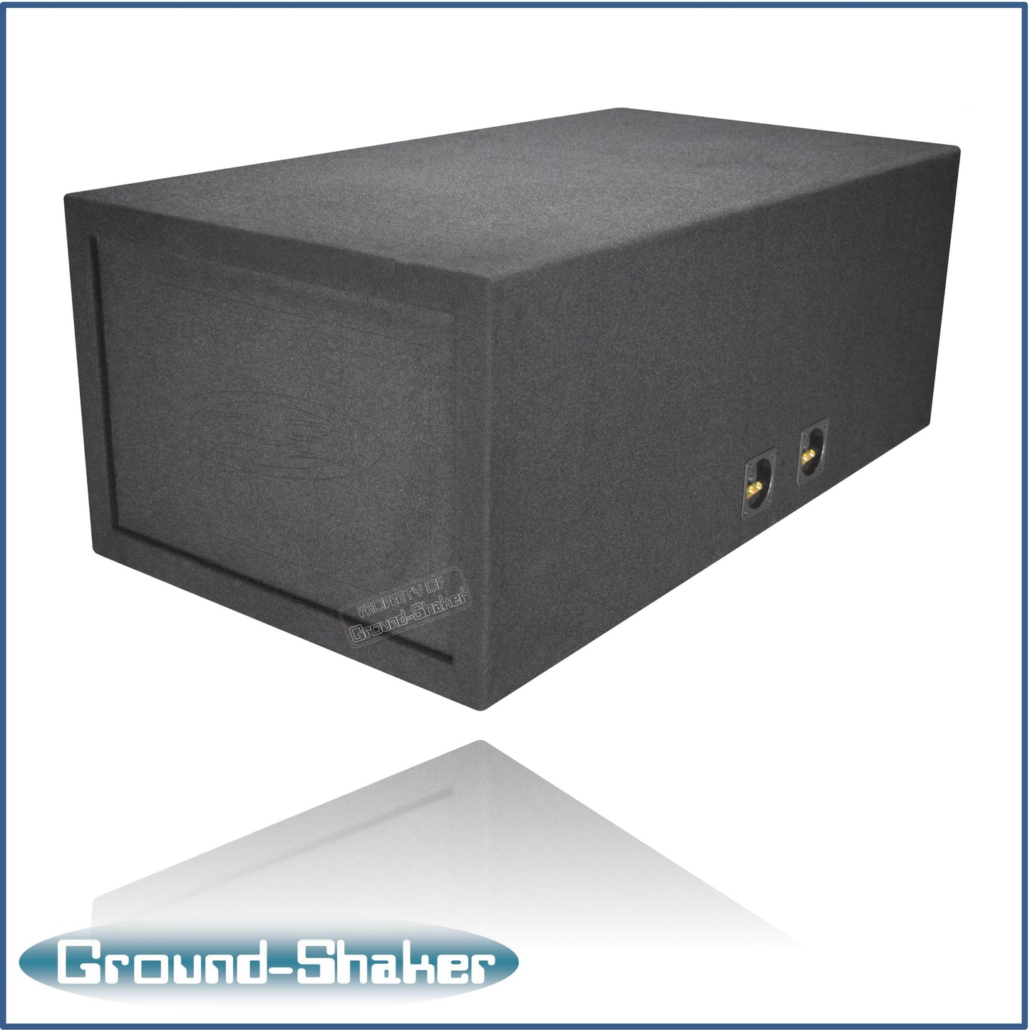 BLACK 15" DUAL COMPETITION PORTED SUB BOX