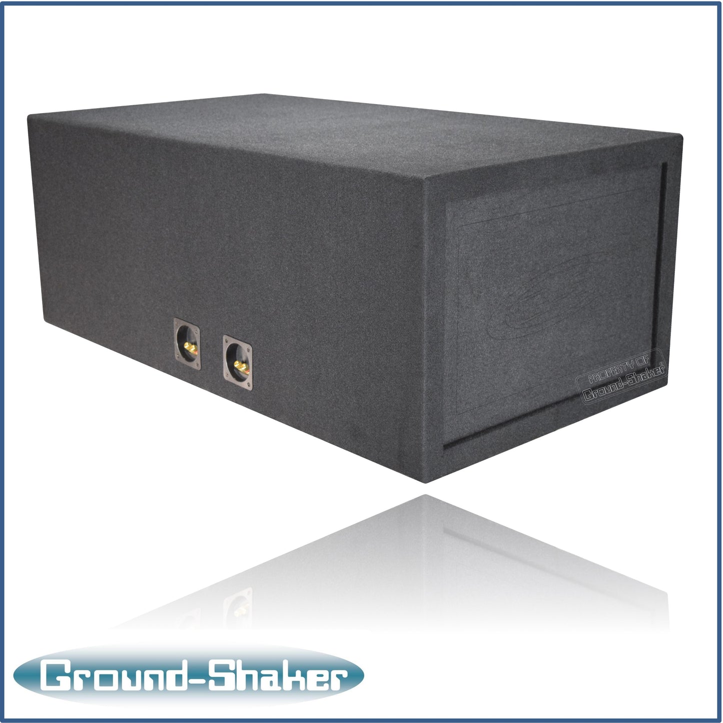 BLACK 15" DUAL COMPETITION PORTED SUB BOX