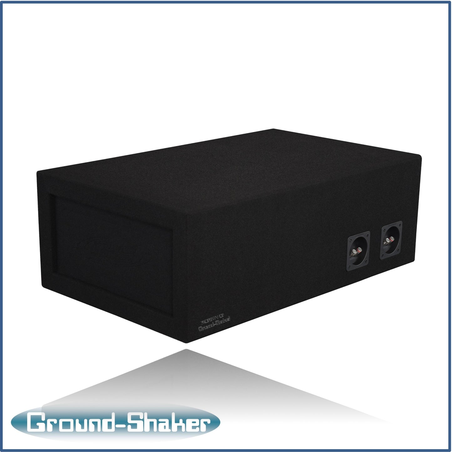 BLACK 8" 30-Hz DUAL COMPETITION PORTED SUB BOX