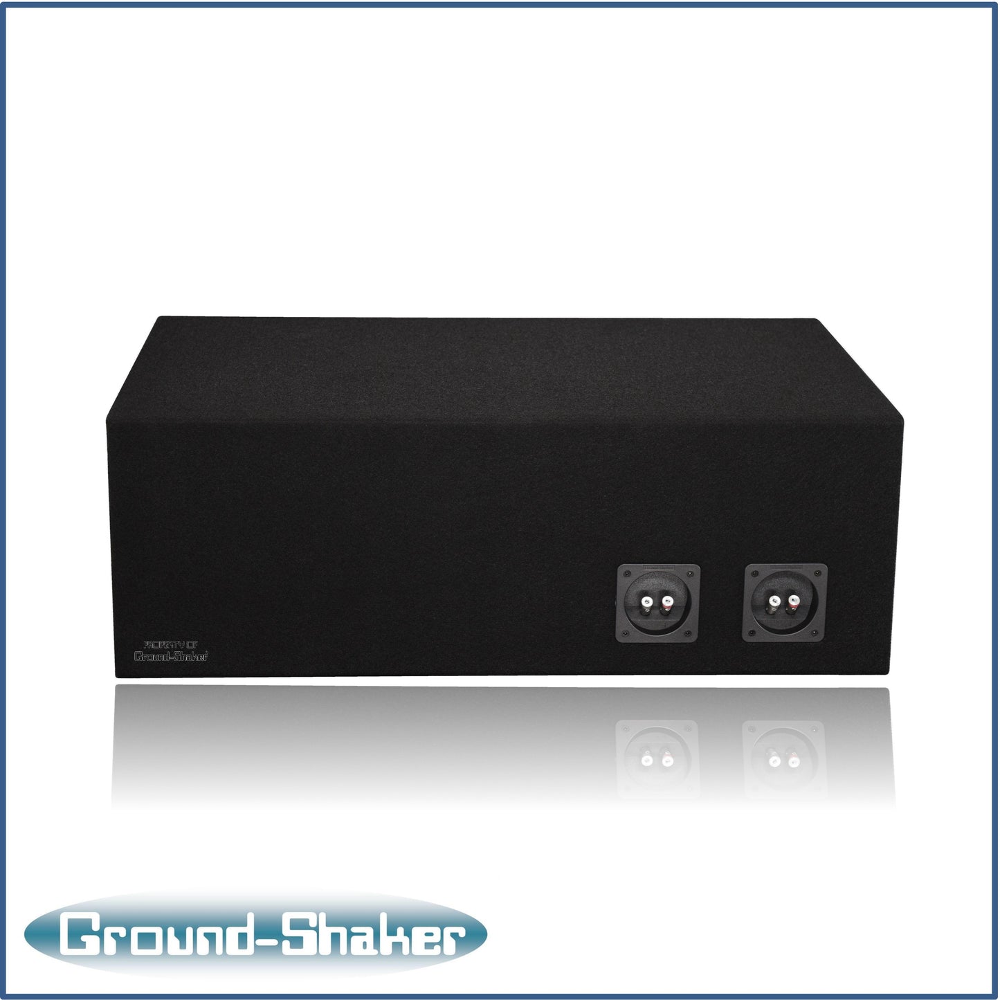 BLACK 8" 30-Hz DUAL COMPETITION PORTED SUB BOX