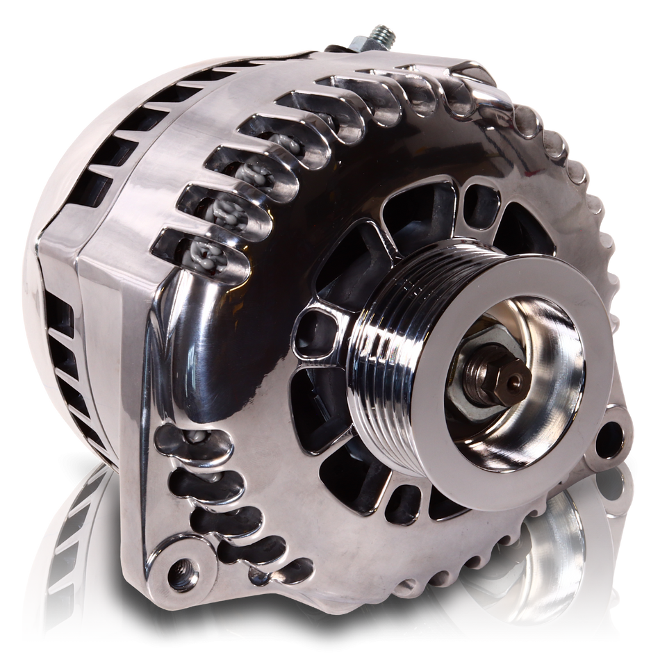 Chevy Astro Van 6 Phase 87-95 320 amp alternator Polished