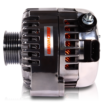 Chevy Astro Van 6 Phase 87-95 320 amp alternator Polished