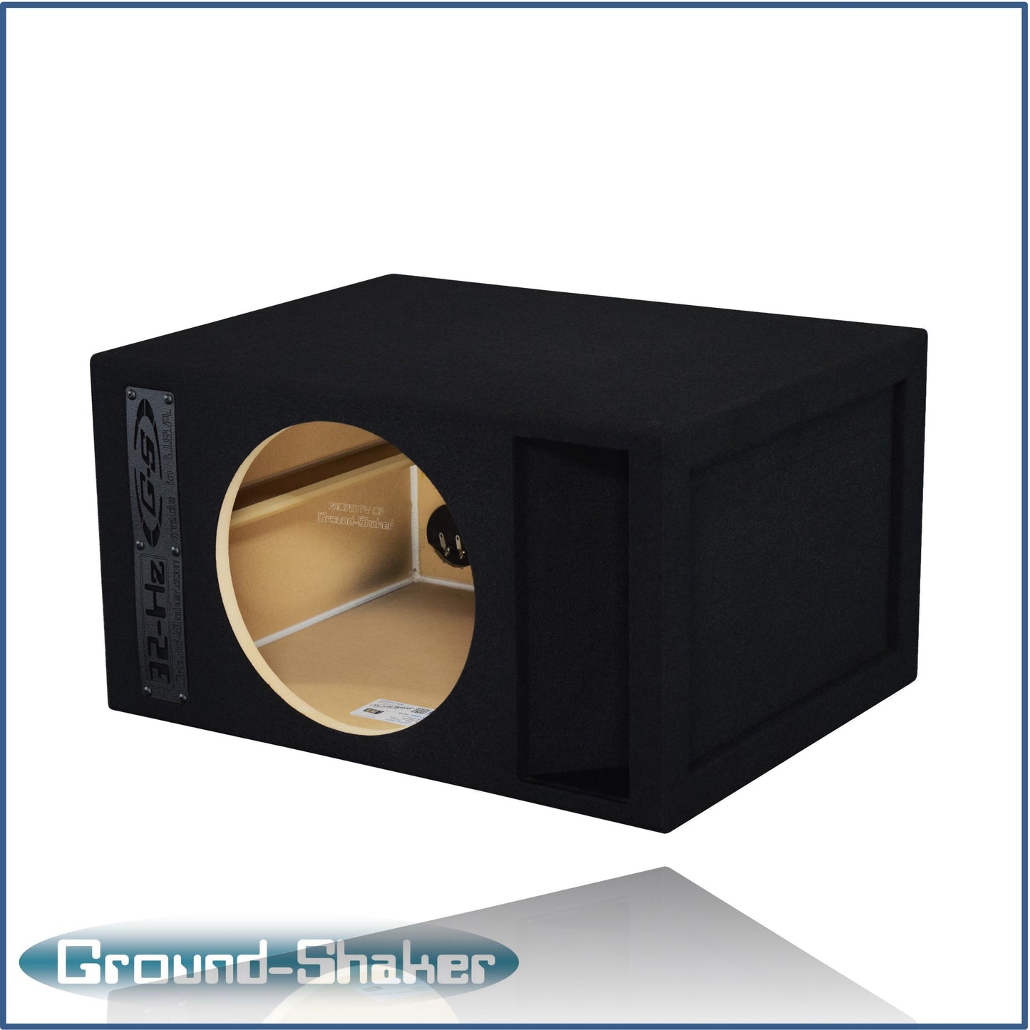 BLACK 12" 32-Hz SINGLE COMPETITION PORTED SUB BOX