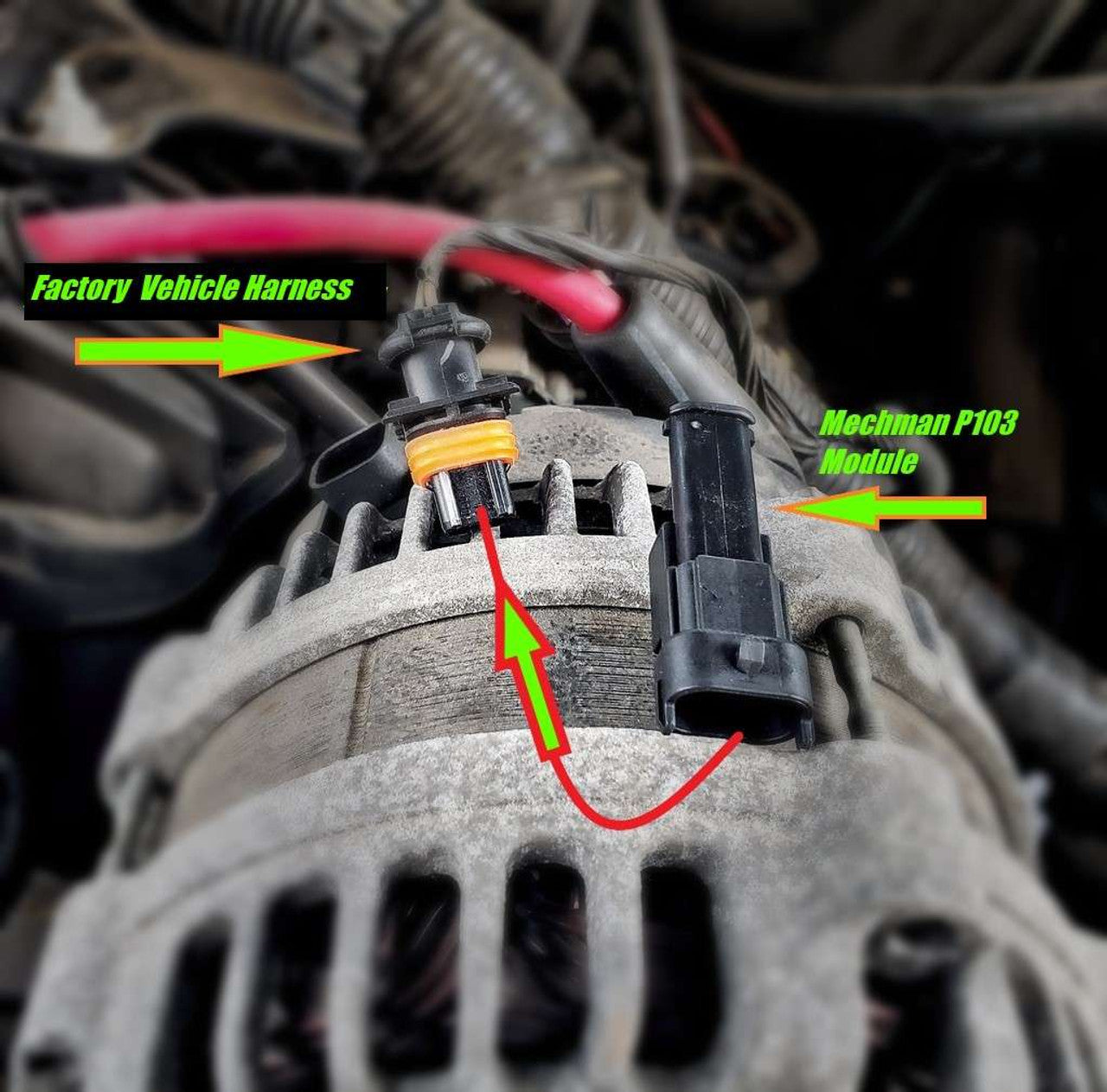 GM Truck 6.6L Diesel 400a Alternator