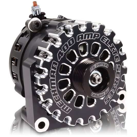 GM Truck 6.6L Diesel 400a Billet Alternator Black