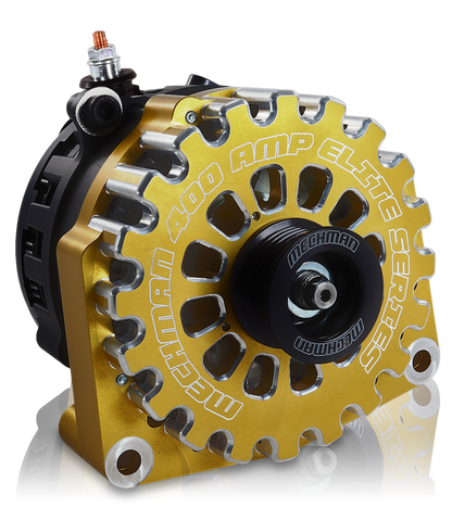 GM Truck 6.6L Diesel 400a Billet Alternator Gold