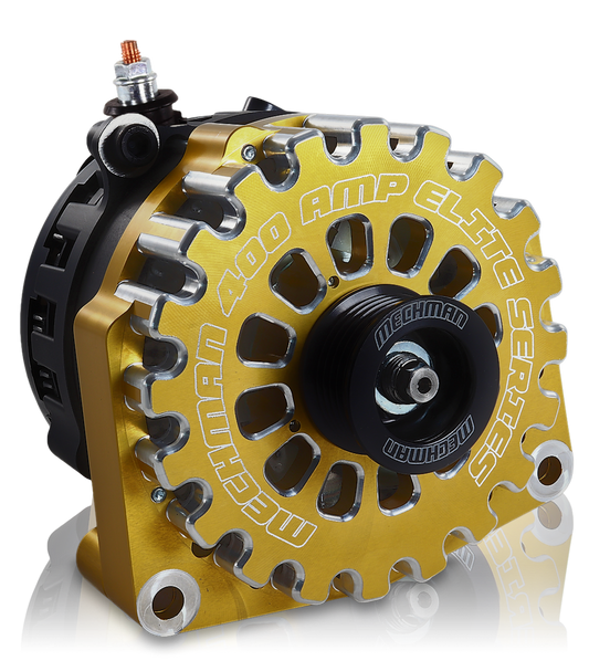 GM Truck 6.6L Diesel 400a Billet Alternator Gold