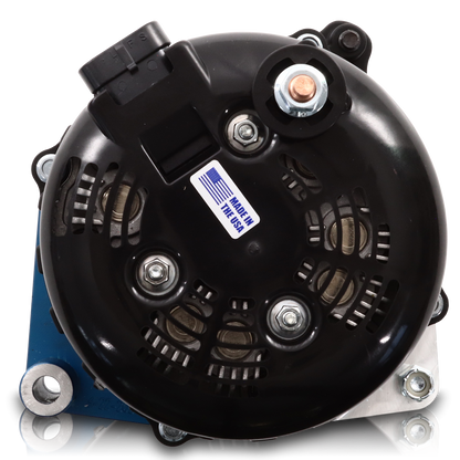 Chevy 6 Phase 87-95 400 amp Elite series alternator Dark Blue
