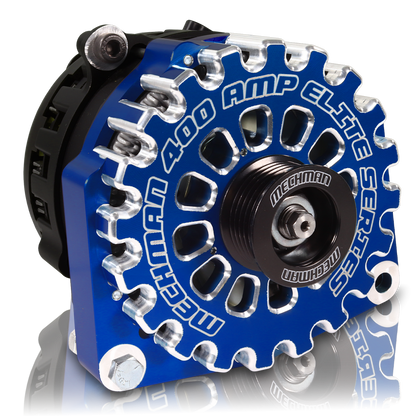 Chevy 6 Phase 87-95 400 amp Elite series alternator Dark Blue