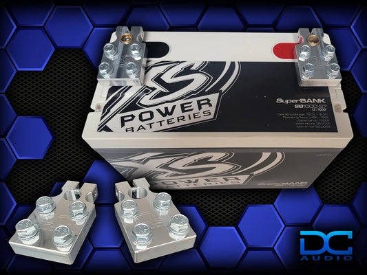 DC Audio SAE Clamp 4 Spot Battery Terminals